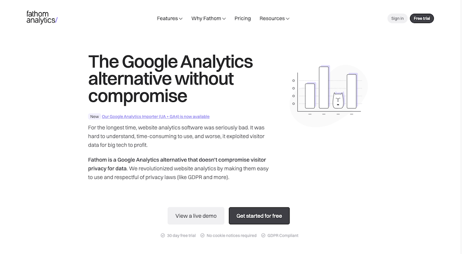 The Google Analytics alternative without compromise