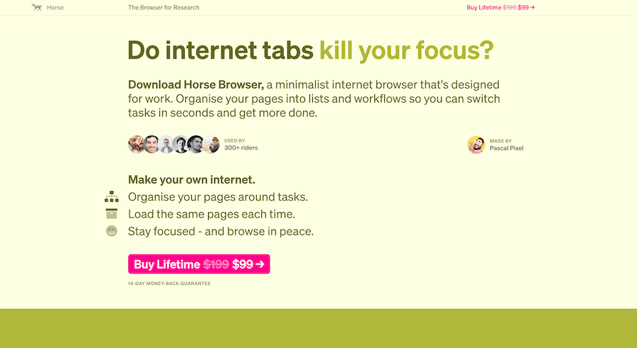 The new browser that replaces tabs