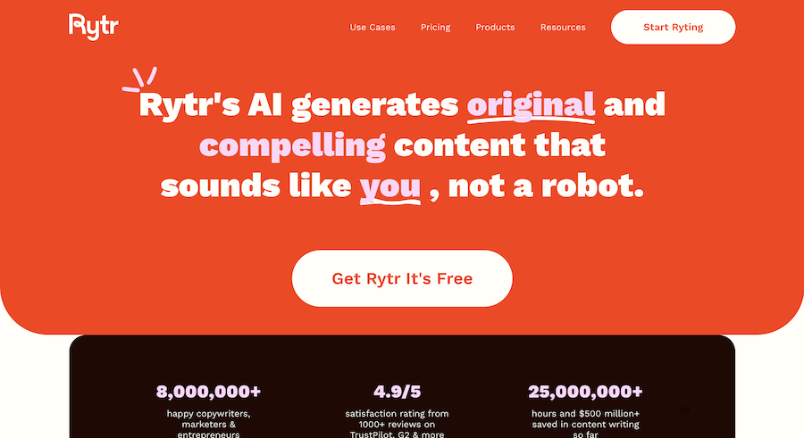 Free AI Writer, Content Generator & Writing Assistant