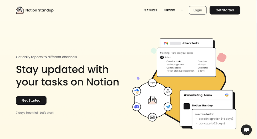 Stay updated with your tasks on Notion