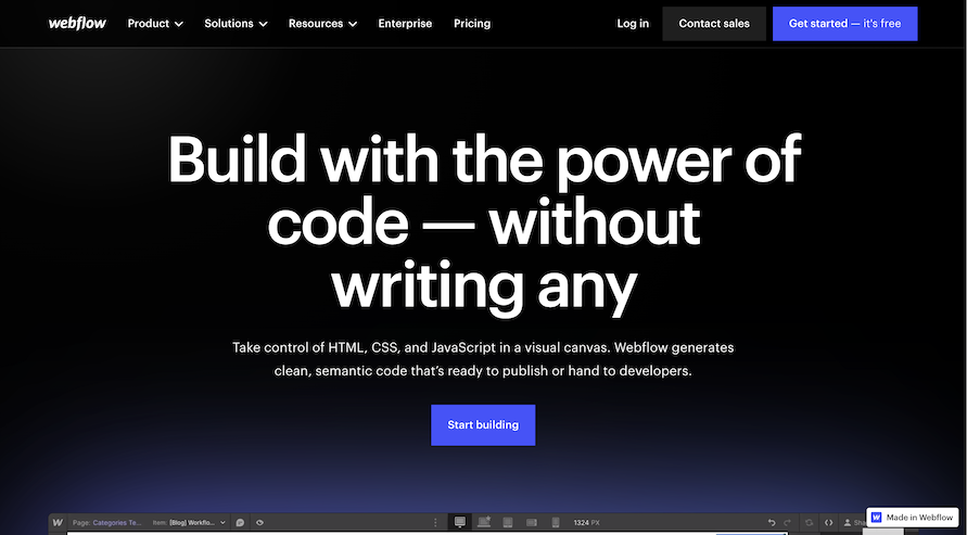 Build with the power of code — without writing any
